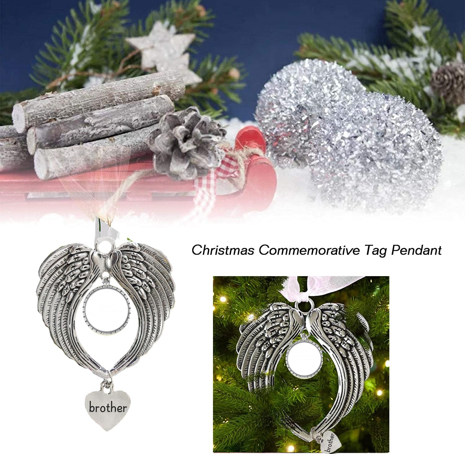 Addobbo per Albero di Natale, 3PCS Ornamenti degli Angeli, Ciondolo Decorazione Domestica, Bambola Angelo Natale, Decorazioni Appese per Festività