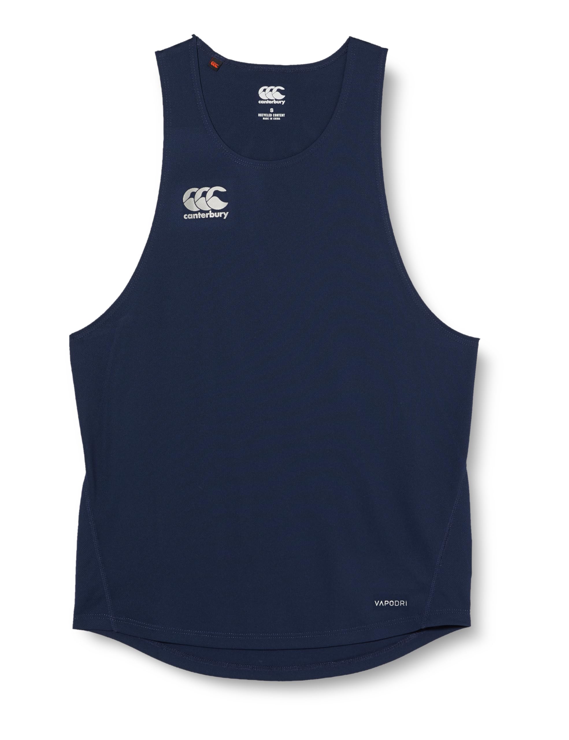 Canterbury Men's Superlight Singlet Vest | Breathable | Quick Drying Technical Vest, Navy, 3XL