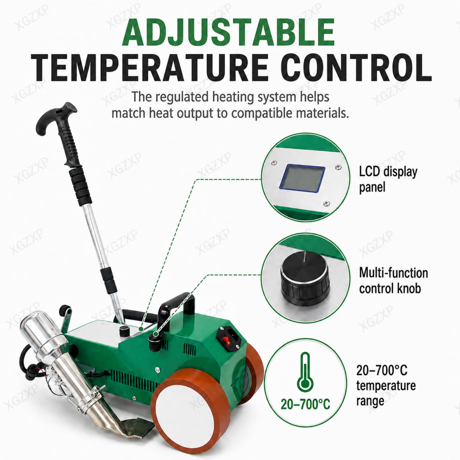 Saldatrice Automatica Per Striscioni In Pvc, Macchina Per Giunzione Senza Giunture Con Controllo Digitale Della Temperatura, Per La Saldatura Di Giunture Di Coperture, Teloni E Striscioni In Pvc
