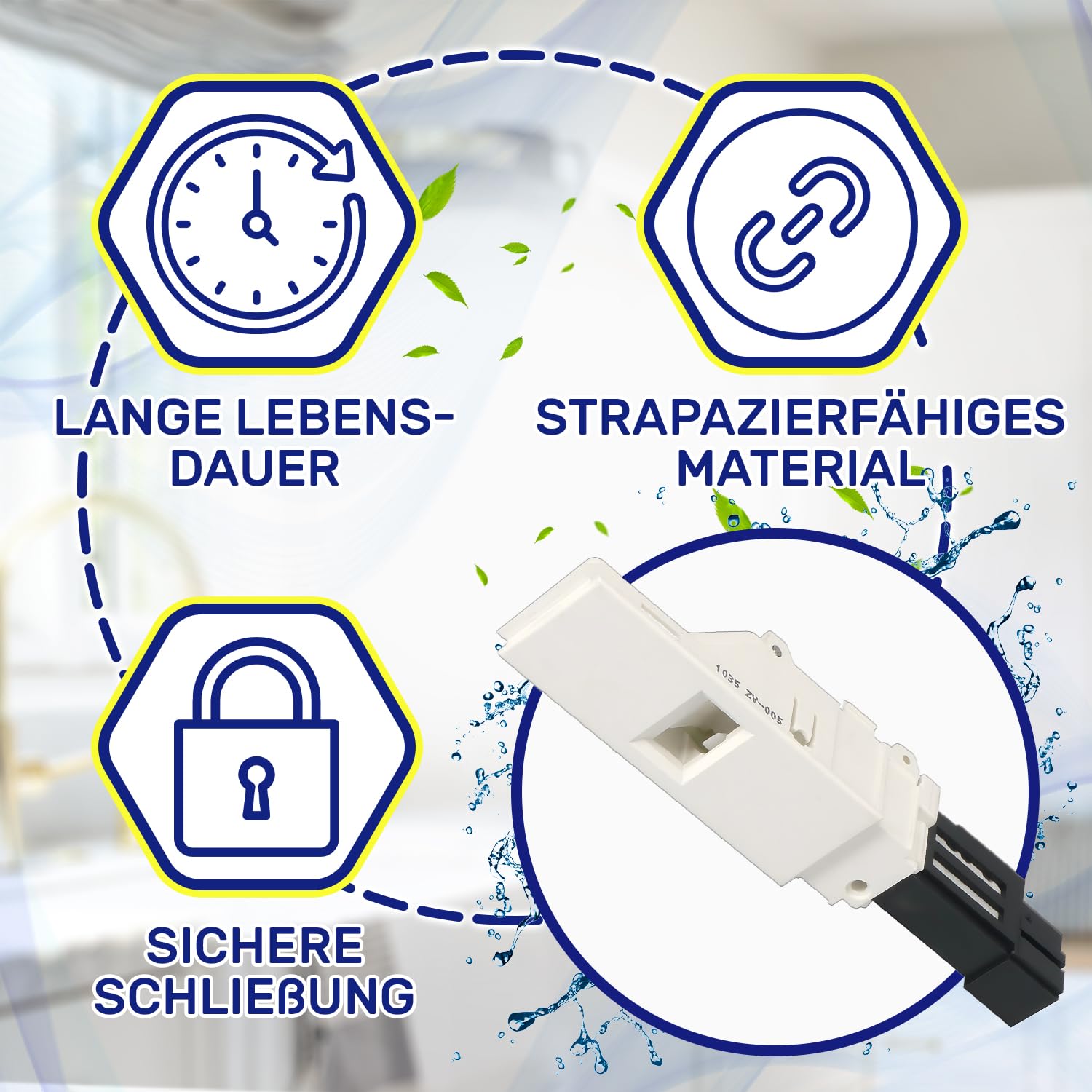 Verzögerungsschalter für Trockner ZV-005 mit dem Originalcode 500355 für Gorenje für Panasonic Wäschetrockner - Garantie 10 Jahre - MONTERAL