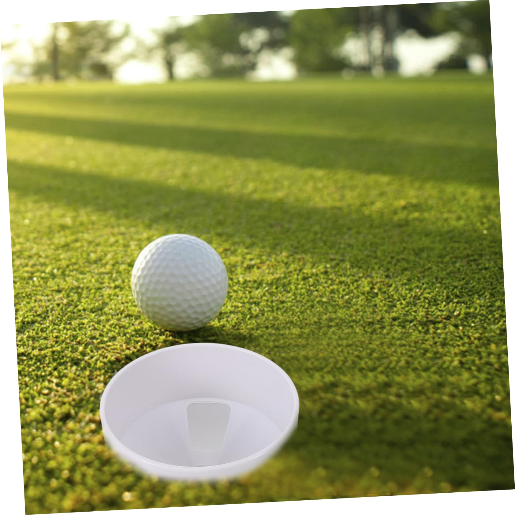 VANZACK 5pcs Golfs Hole Putting Cup Plastic Putting Cup for Golf Lightweight Portable