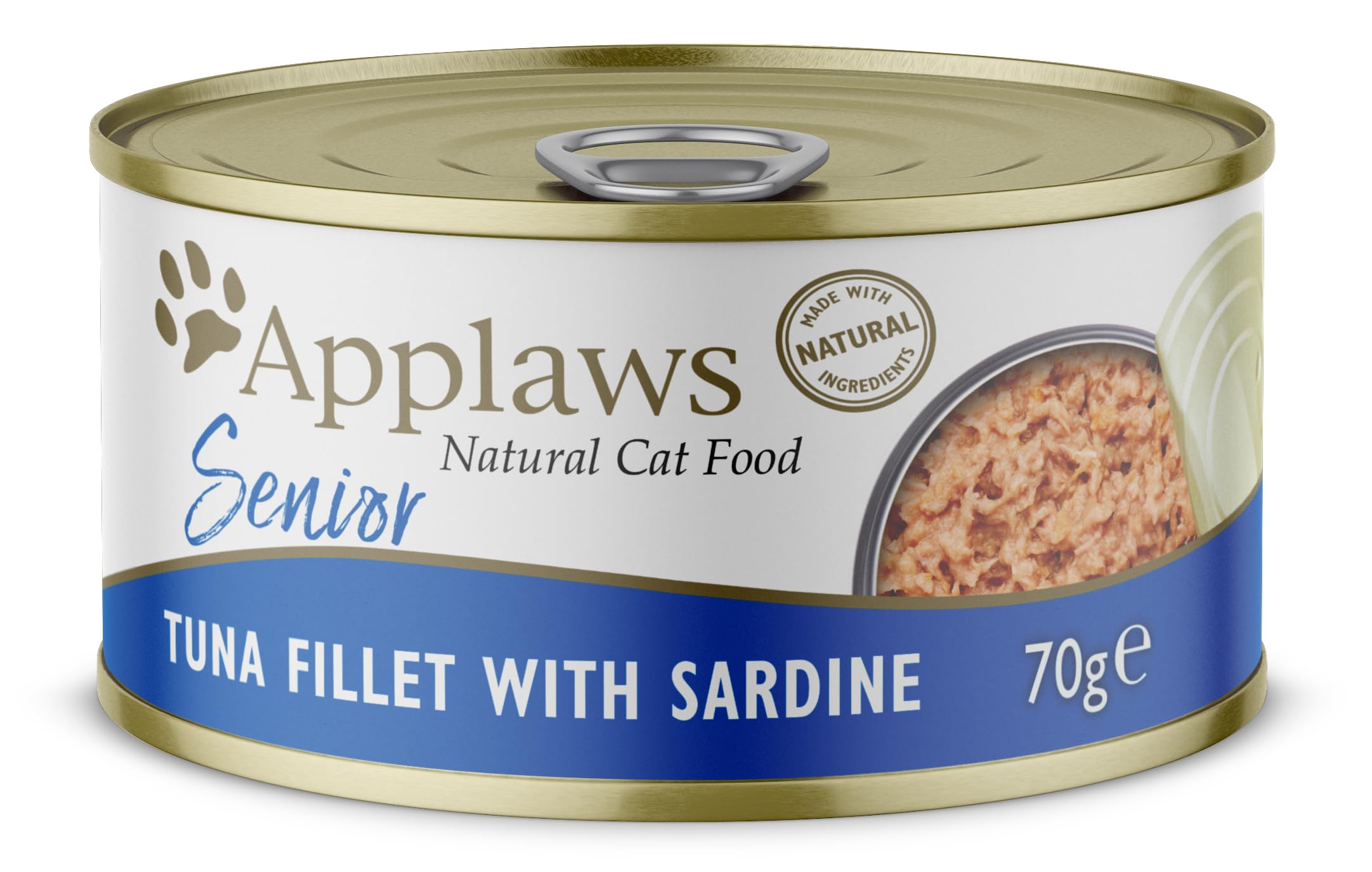 APPLAWS Cat Senior Dose Atun und Sardine, 24 x 70 g