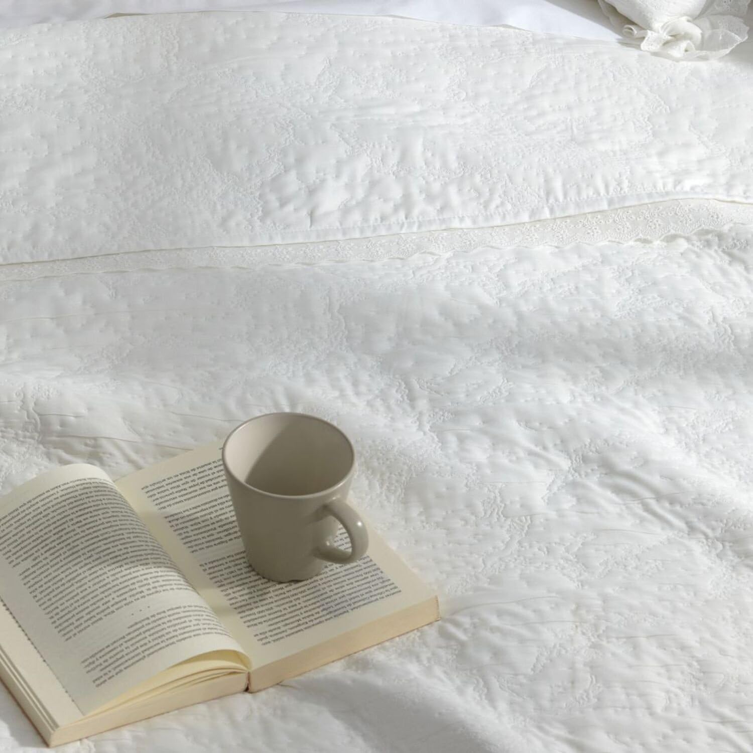 Burrito Blanco | Colcha 100% Poliéster Cama 105 Blanco