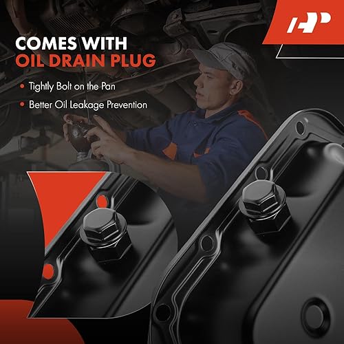 Miniatura 7 de A-Premium Cárter de aceite de transmisión con tapón de drenaje compatible con Mazda 2 2011 2012 2013 2014 2015, 1.5L, solo transmisión automática