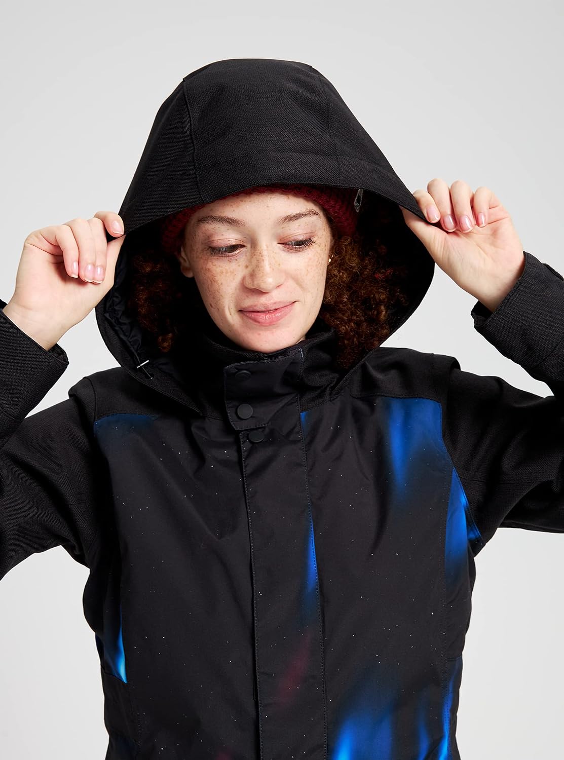 Burton Women's Jet Set Jacket, True Black/Lumens, XX-Small