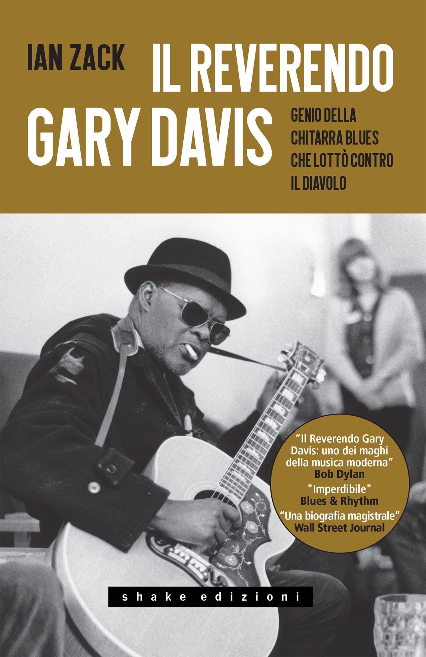 Livre Il reverendo Gary Davis biographie en italien du génie du blues