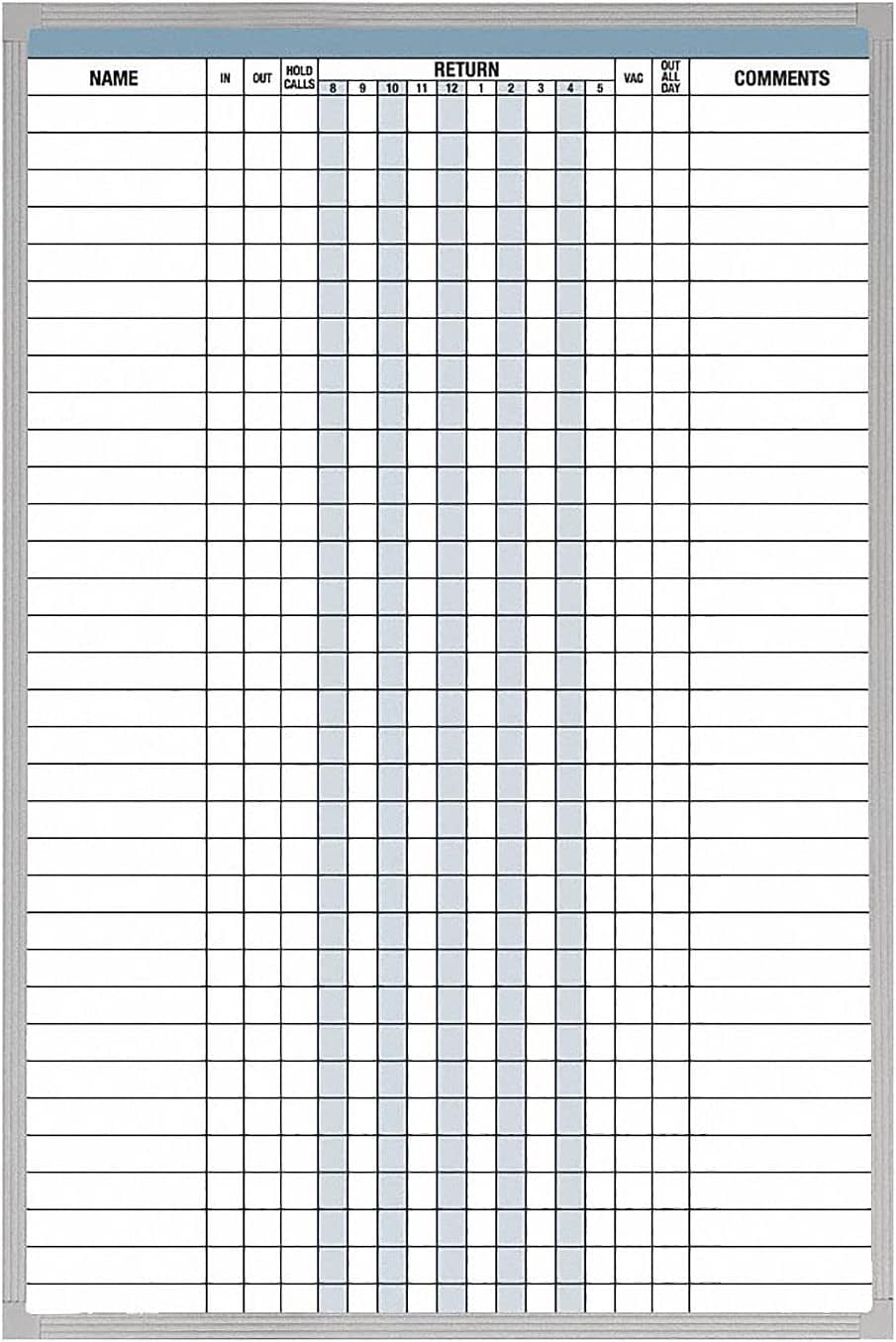 Deluxe in/Out Whiteboard Kit, 36" L X 24" W, White, 24 x 36