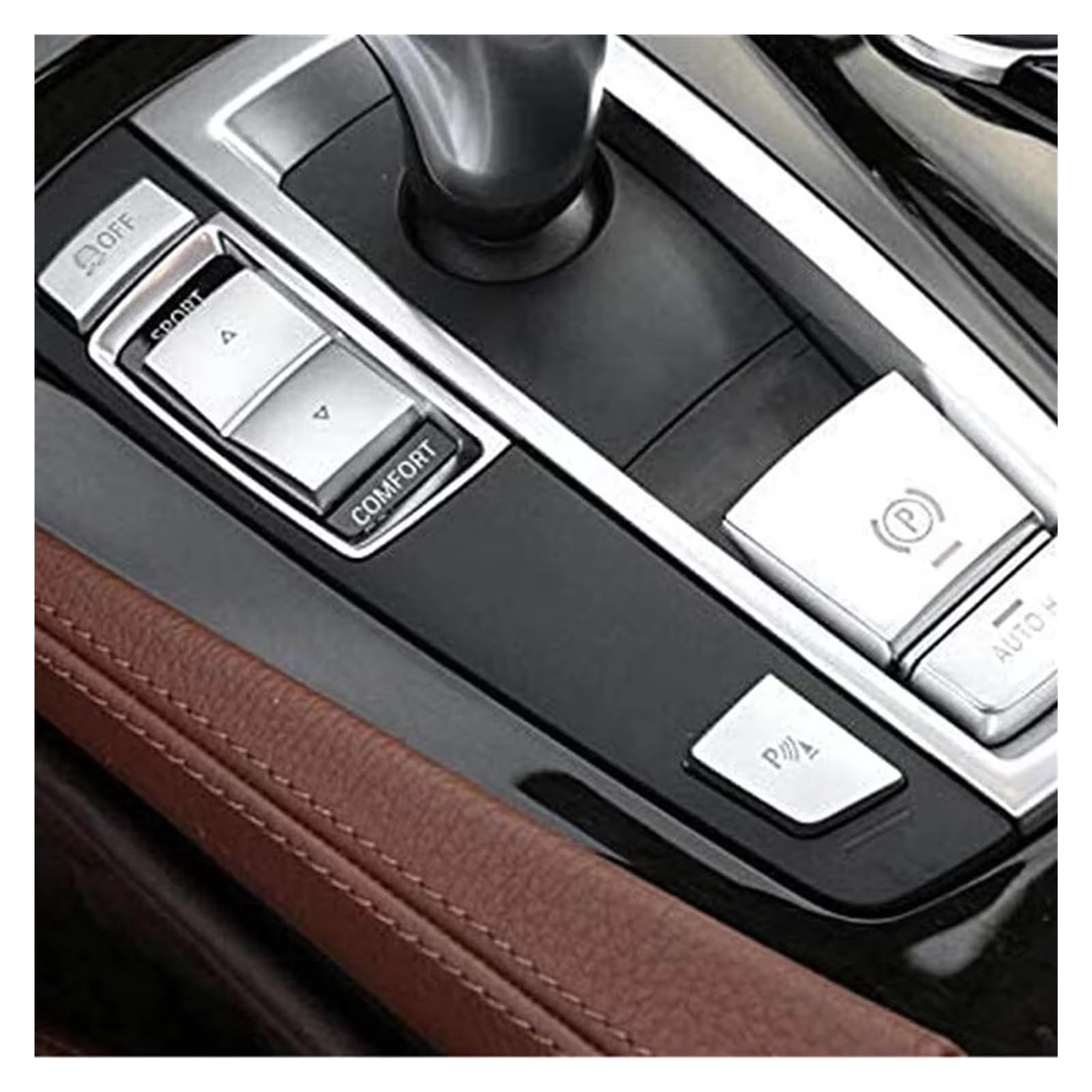 Acheter Pour BMW X3 F25 11-17 X4 F26 14-17 Panneau De Changement De Vitesse En Fibre De Carbone Couverture Décorative Accessoires De Décoration Intérieure De Voiture