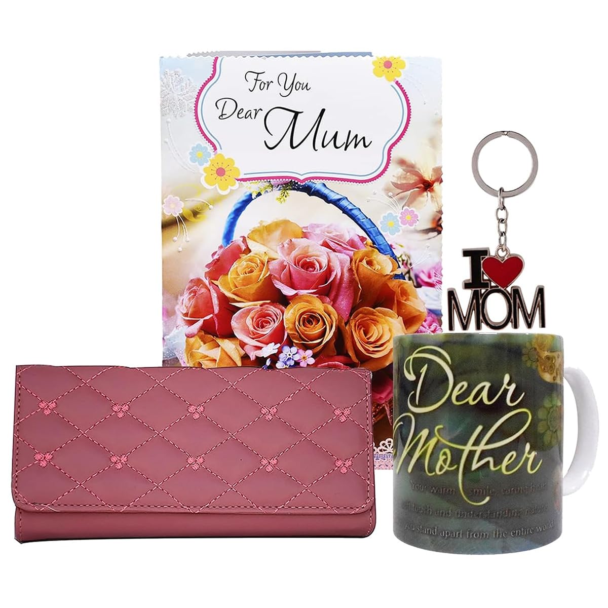 Gift for Mothers - Mug, Greeting Card, Wallet and Key Chain-image-49