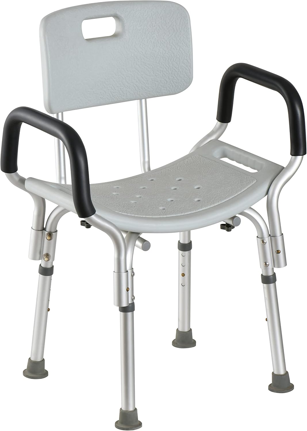 GOLDEN HELPER Shower Chair with arms and Back Bath Seat with Adjustable Showers