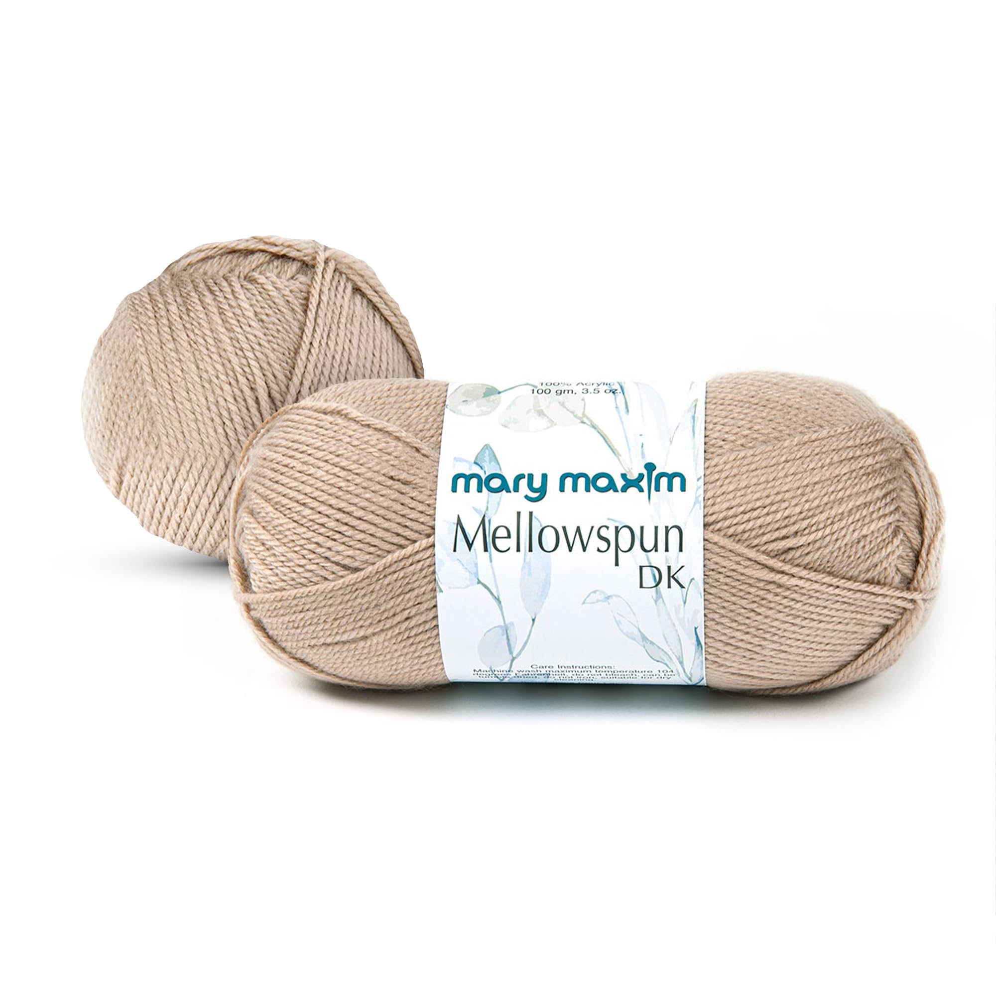 Amazon.com: Mary Maxim Mellowspun DK Yarn, Lightweight Acrylic