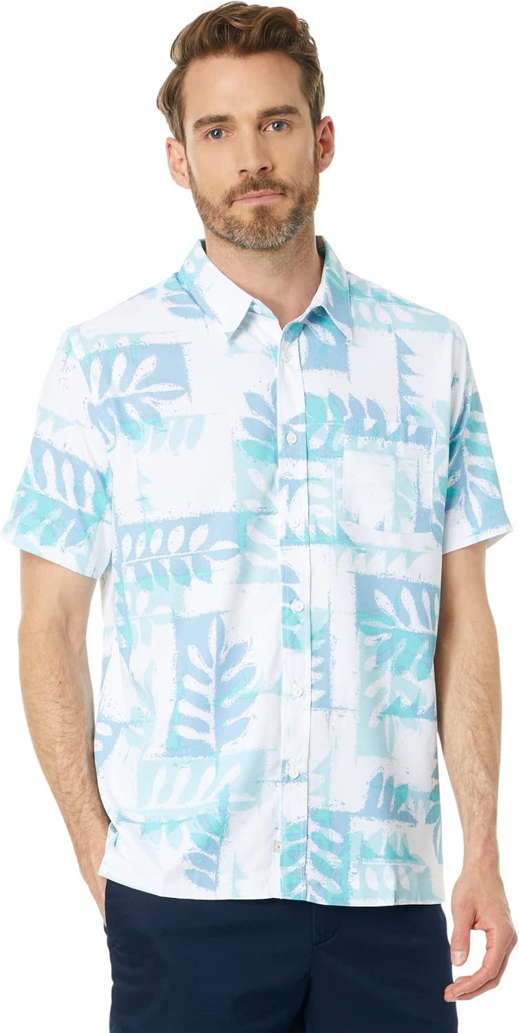 Quiksilver Kailua Cruiser Short Sleeve Surf Shirt Aquatic Kailua 2XL