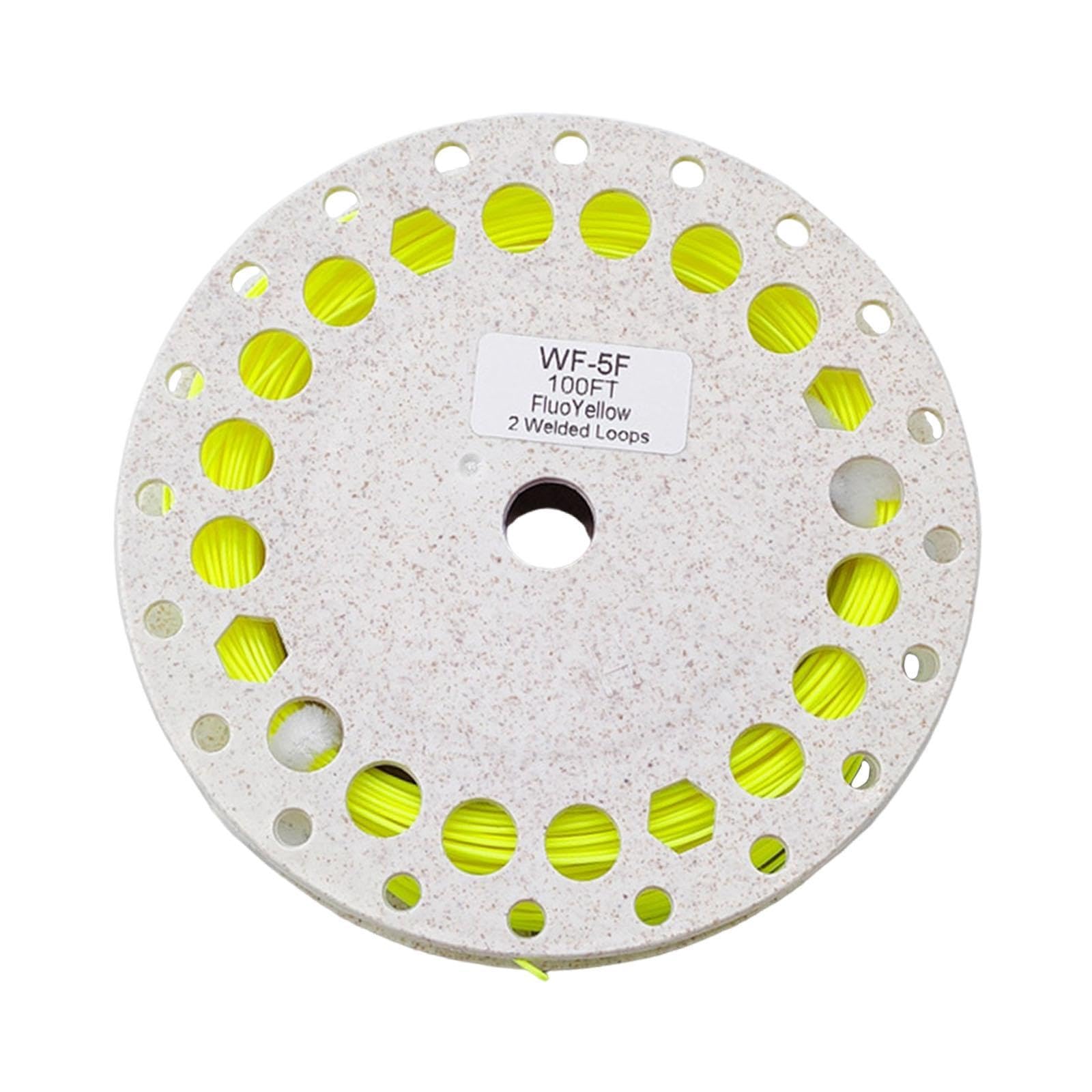 Gralara Fliegenschnur Schwimmende Angelschnur Geflochtene Backing-Leine Vorfach Ersatzschnur PVC Flexibilität Doppelte Schlaufen Universell Einsetzbar für