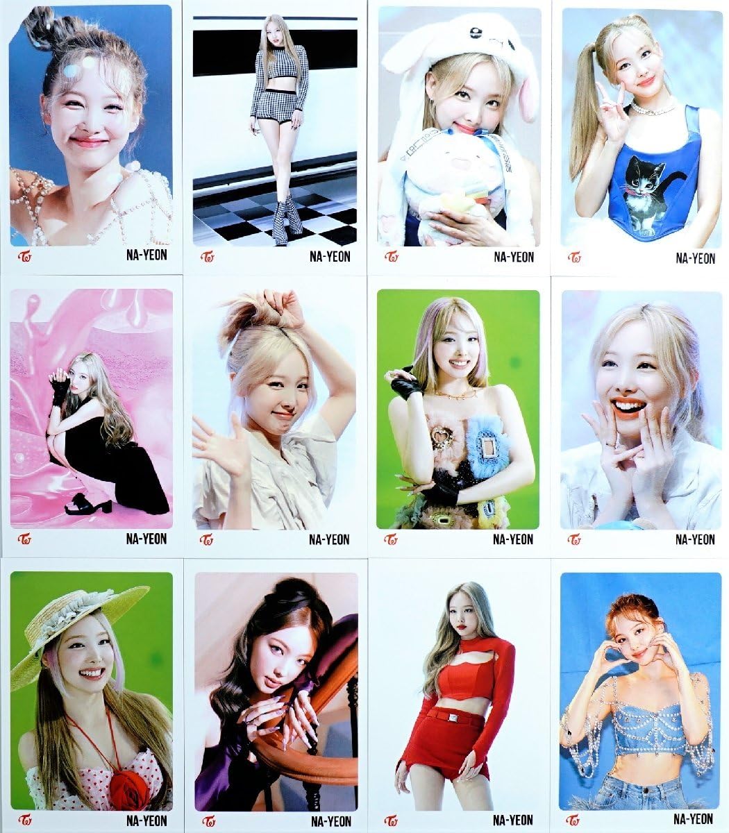 Amazon.co.jp: TWICE ナヨン グッズ フォトメッセージカード 56枚