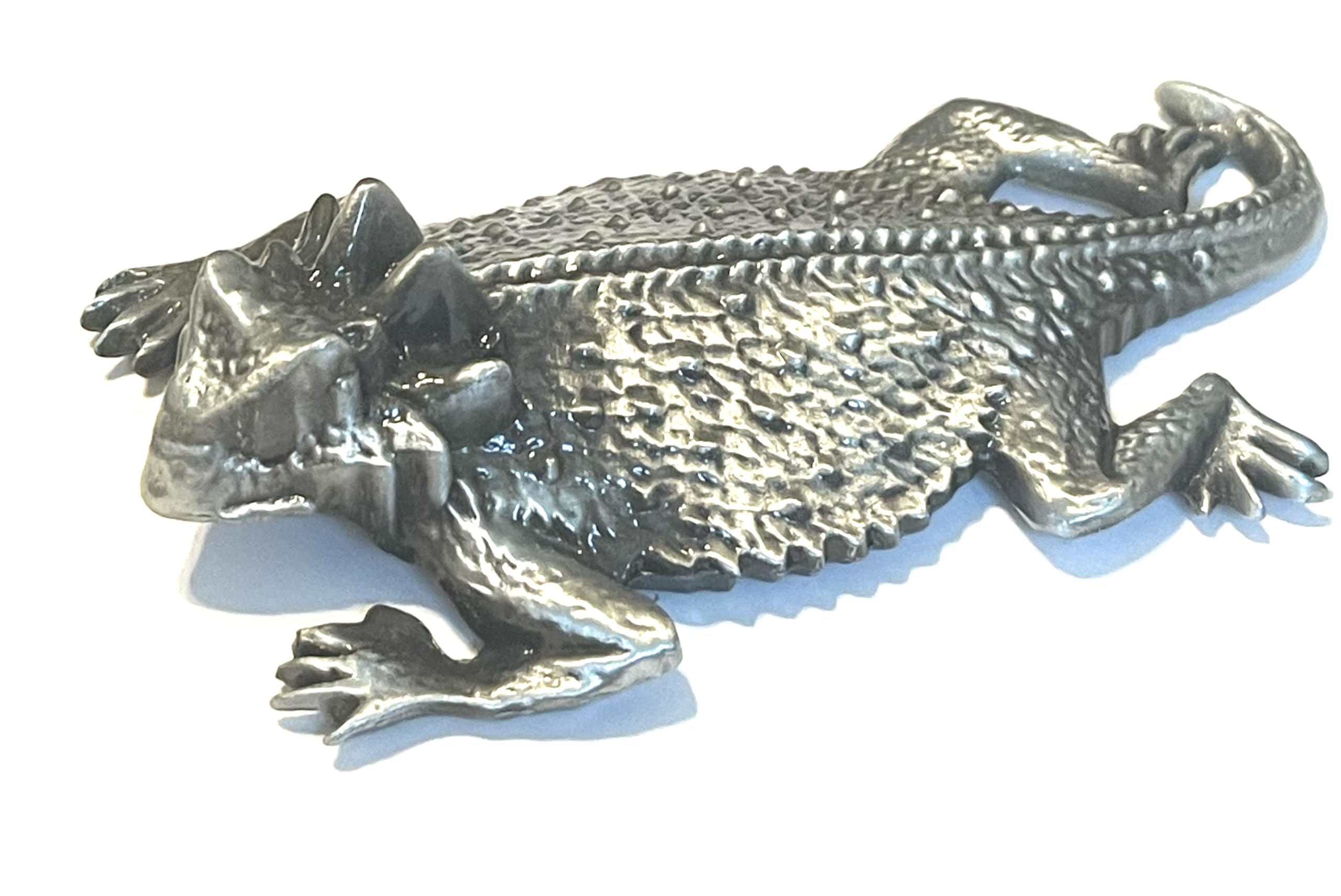 Amazon.com: SUREG Design Horney Toad Lizard Metal Paper Weight