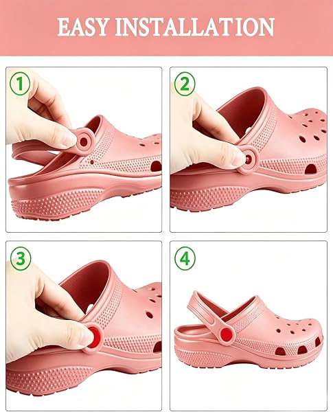 20 Pièces boutons pour crocs, bouton pression plastique, rivets et broches en plastique, crocs boutons de rechange, pour réparation et décoration, 16 mm de diamètre - 5