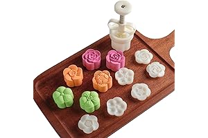 Moon Cake Mold Chinese Mid-autumn Festival Cookie Stamp Set