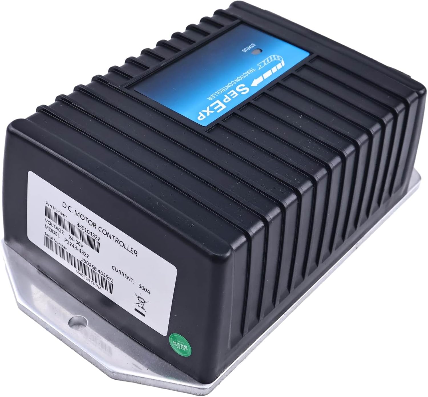 ZTUOAUMA Programmable Electronic Control Unit SepEx DC Motor Controller 1243-4322 360104322 24-36V 300A 0-5V Compatible with Airman ENCL045 Scissor Lift