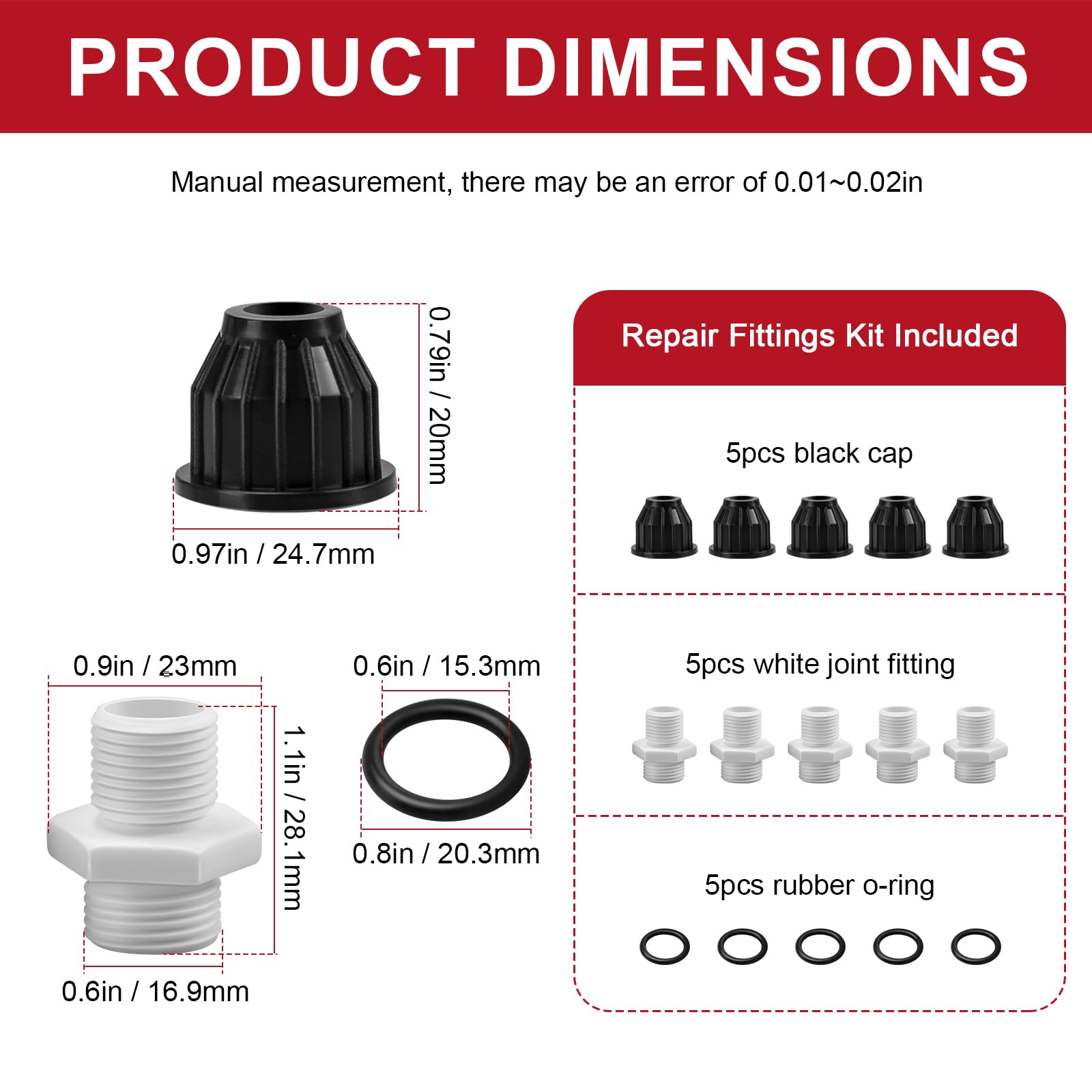 Amazon.com: Electrical Box Plastic Repair Fittings Kit