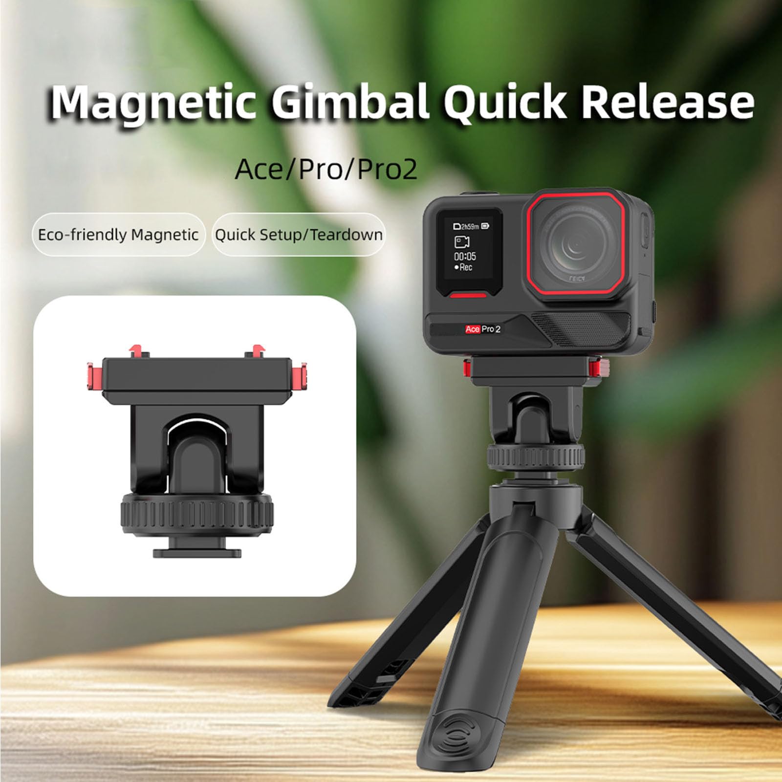 Amazon.com : SZZCNOX Magnetic Gimbal Quick Release Base with Cold