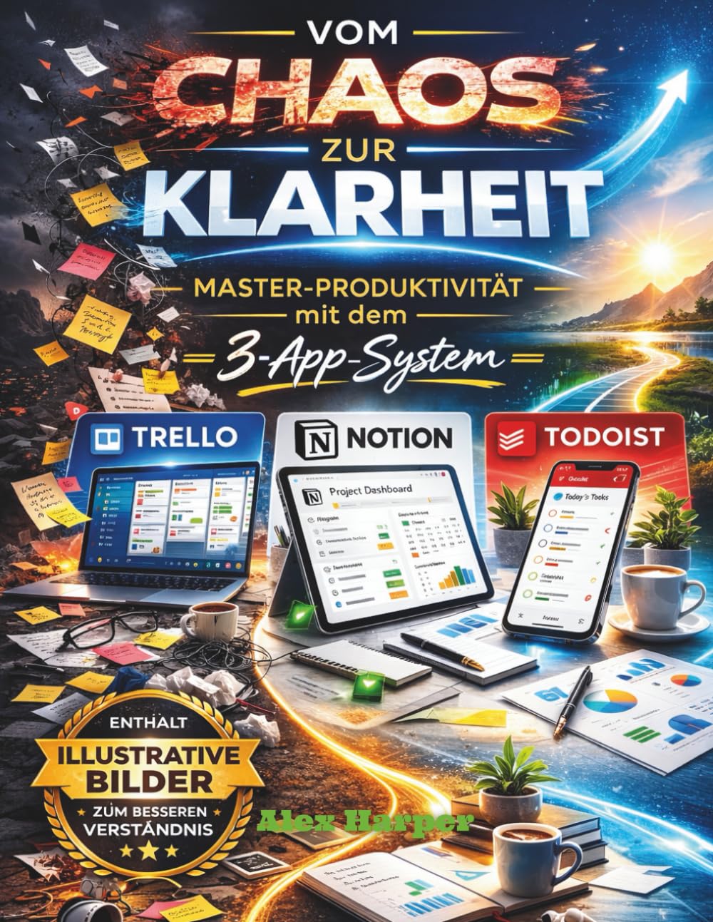 Vom Chaos zur Klarheit: Master-Produktivität mit dem 3-App-System Trello, Notion & Todoist
