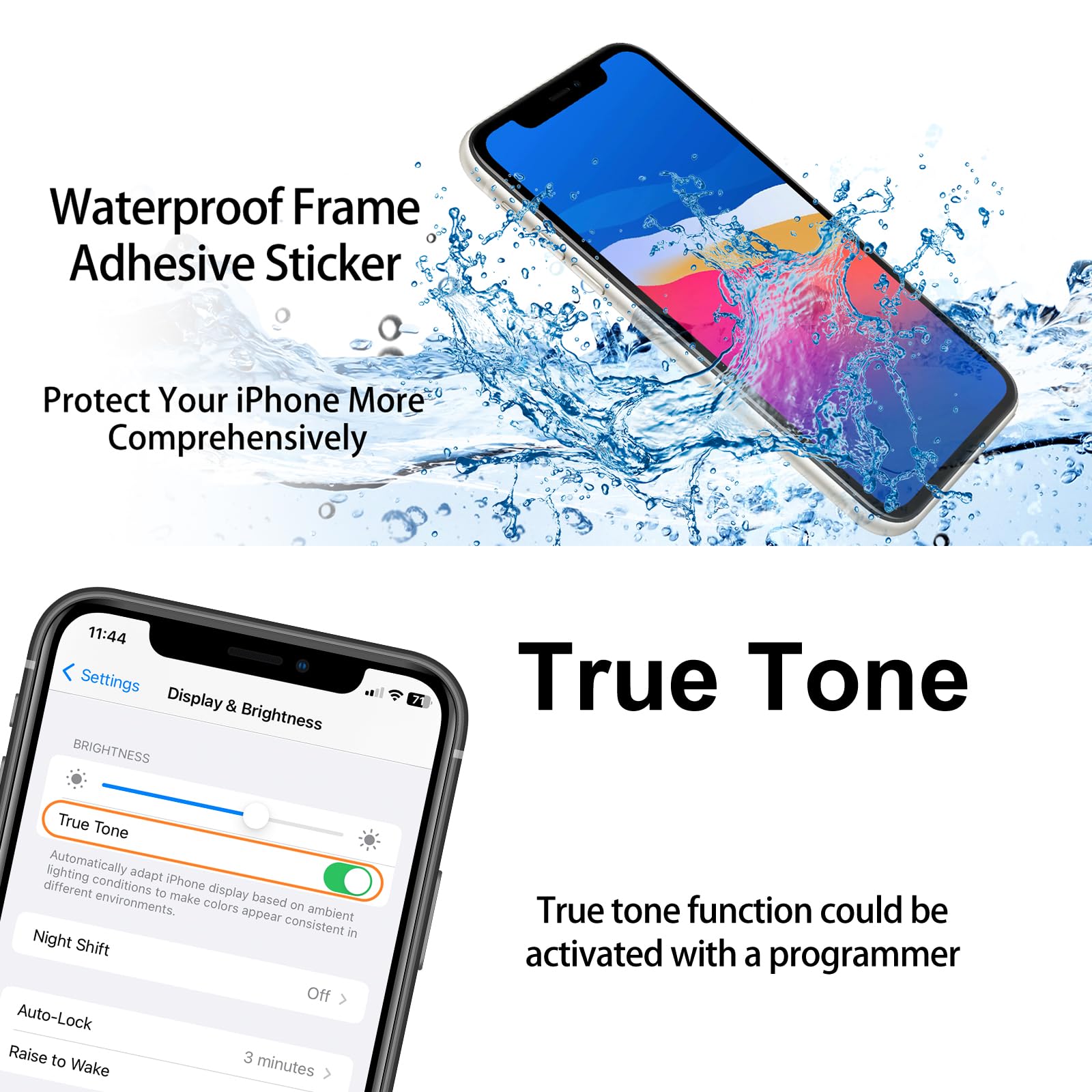 Pantalla OLED para iPhone 14 Plus, pantalla LCD táctil 3D, montaje digitalizador Full HD con herramientas de reparación compatible con modelos A2886 A2632 A2885 A2888 A2887 6.7 pulgadas