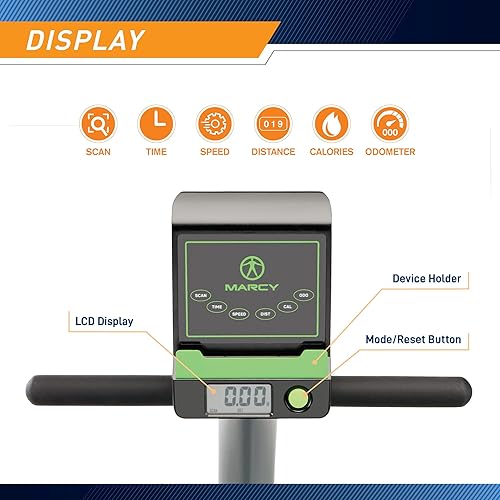 Miniatura 3 de Marcy Magnetic Recumbent Exercise Bike For Home and Home Gym, With Digital Monitor And Quick Adjustable Seat NS-1206R