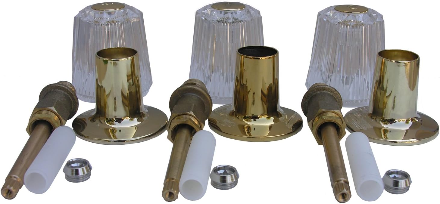 Price Pfister Windsor Series Juego de mangos de plástico para tina y