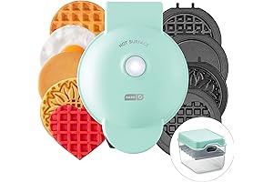 DASH Mini Waffle Maker with Removable Plates