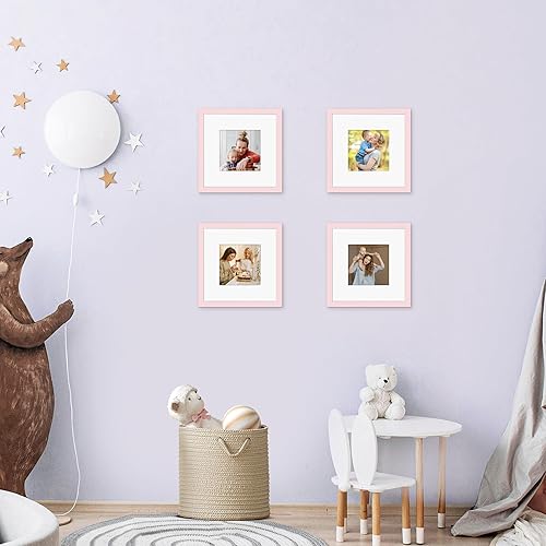 Miniatura 575 de Picrit - Juego de 12 portarretratos de 5 x 7 pulgadas para colgar en la pared o exhibir sobre una mesa, para fotos de 4 x 6 con paspartú o 5 x 7