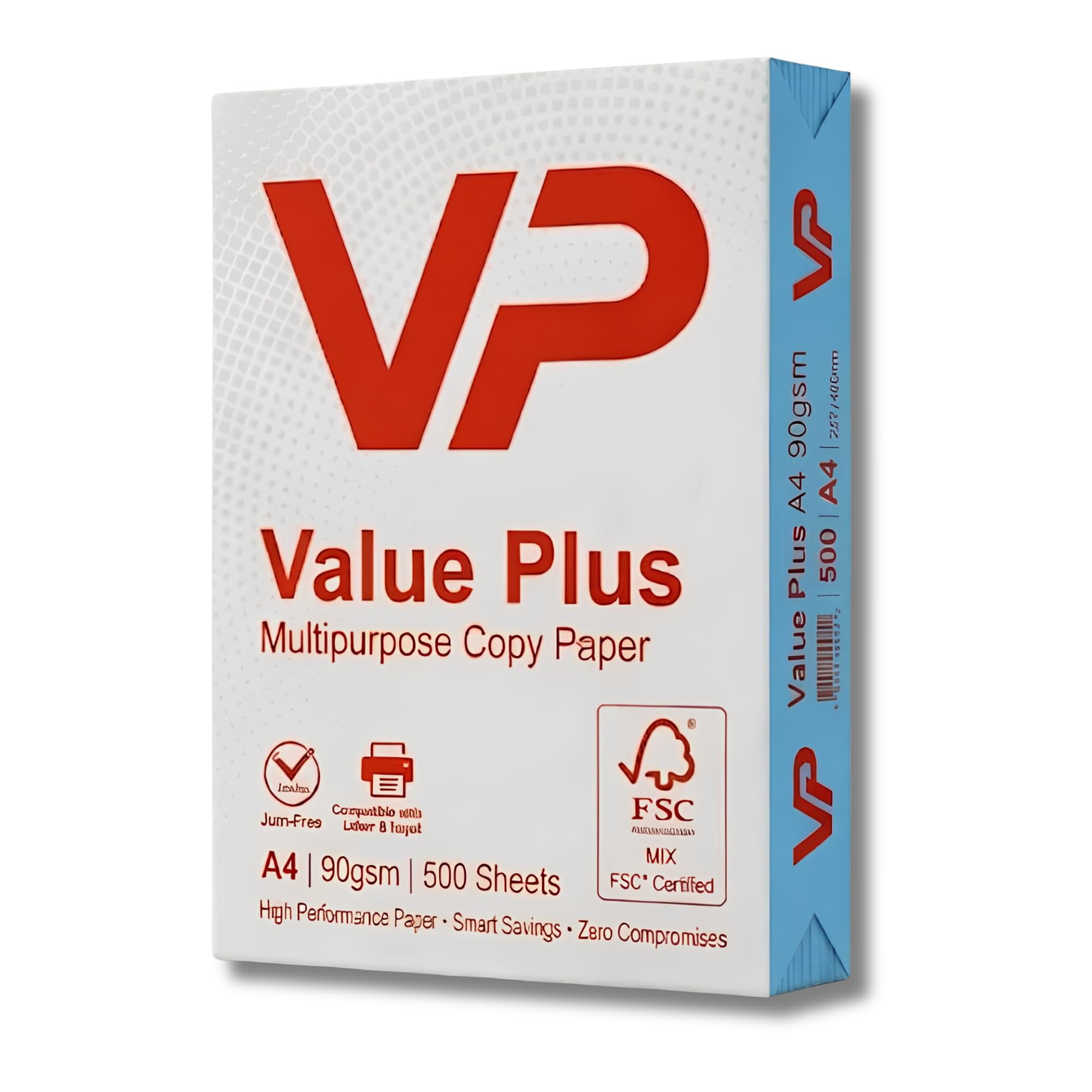 A4 Multipurpose Copy Paper 90gsm – 500 Sheets (1 Ream) for Printing & Copier Use, for A4 Printer Paper for Home & Office, High Quaity Printing Paper, Compatible with Laser, Copy, Inkjet.