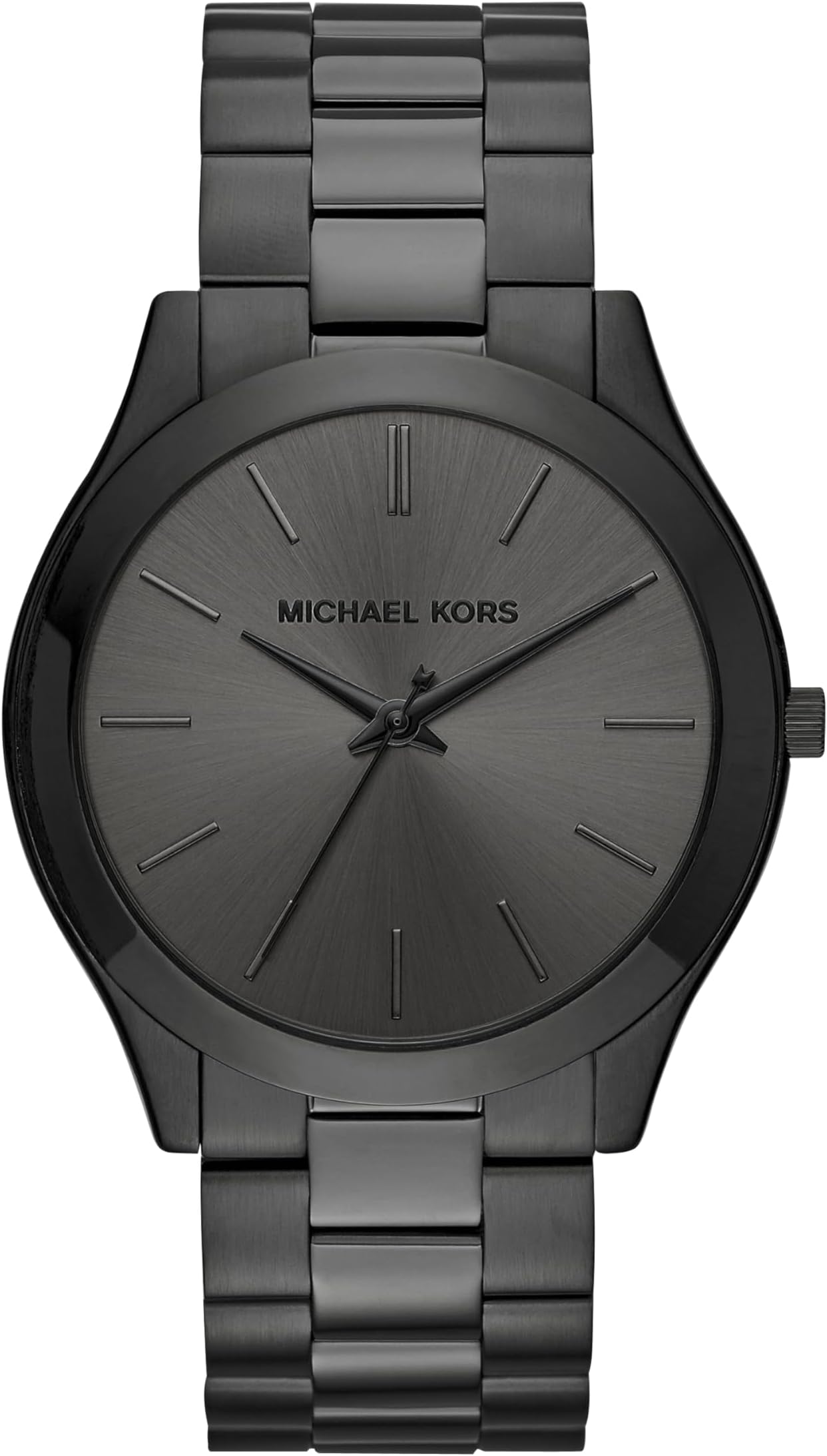 Oversized Slim Runway Men's Watch, Stainless Steel Watch for Men