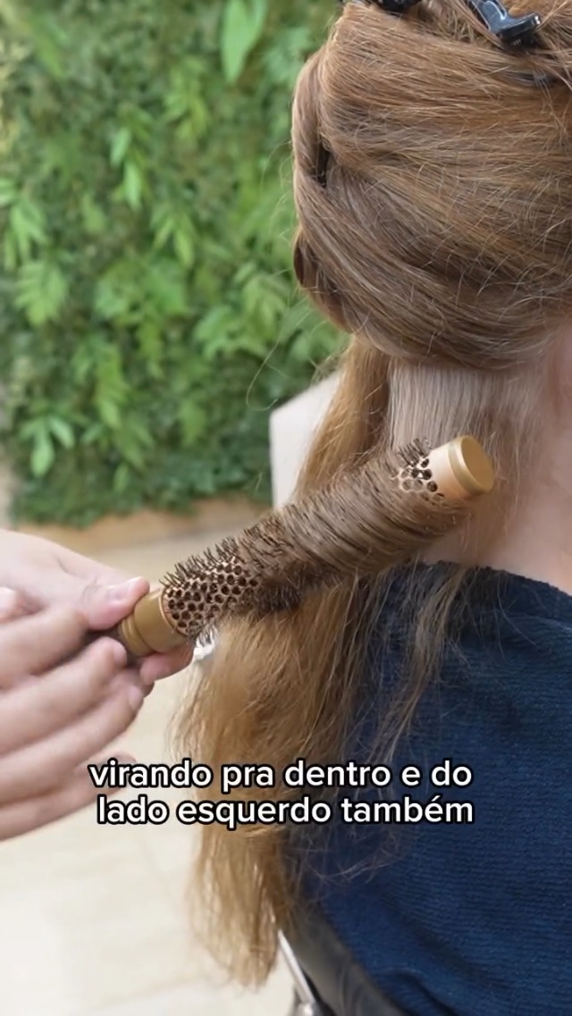 Escova Profissional Thermal Metallic Vazada Vent Longer 39Mm, 8014