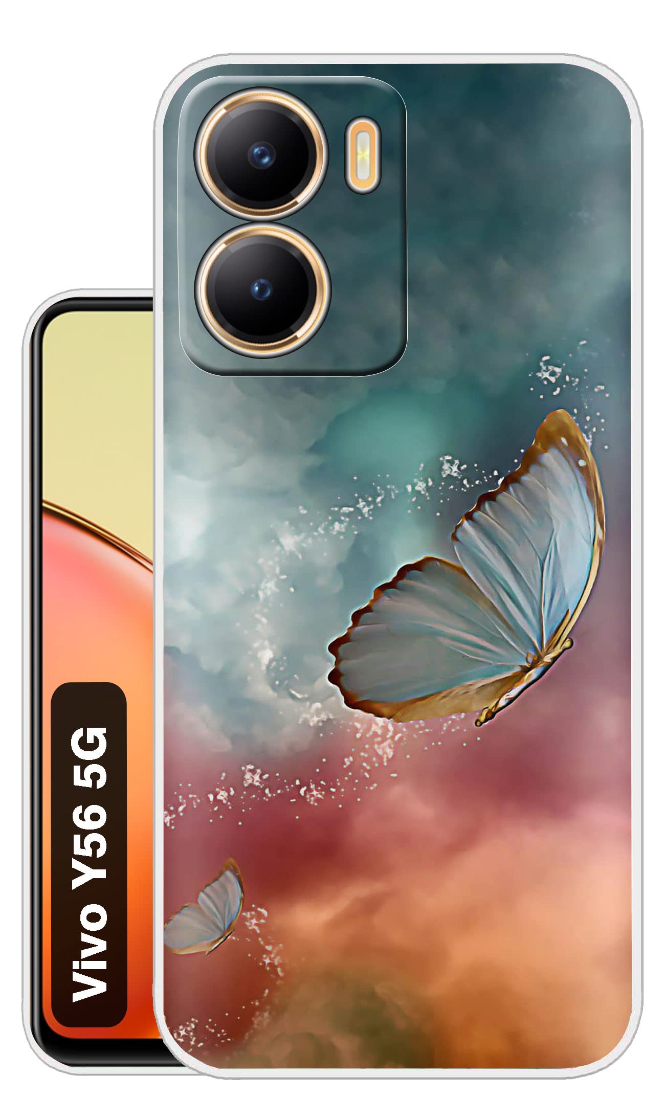 Case Club Silicone Designer Case For Vivo Y56 5G Back Cover For Vivo Y56 Back Cover For Vivo Y56 5G-D5240, Coral (B0BW69X52J) Amazon Price History, Amazon Price Tracker