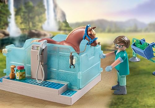 Miniatura 10 de Playmobil 71352 Caballos de Cascada - Terapia de Equitación y Práctica Veterinaria