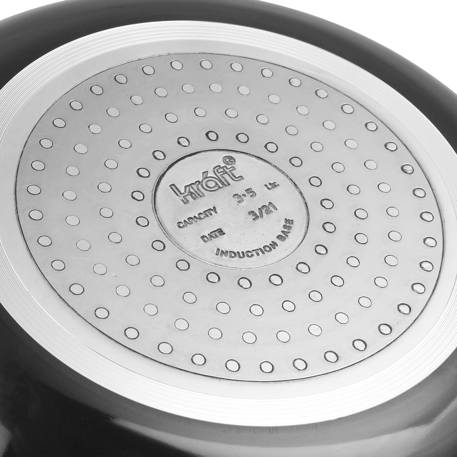 Vinod - Kraft Hard Anodised Magic Pressure Cooker (Induction Friendly) 5.5 L