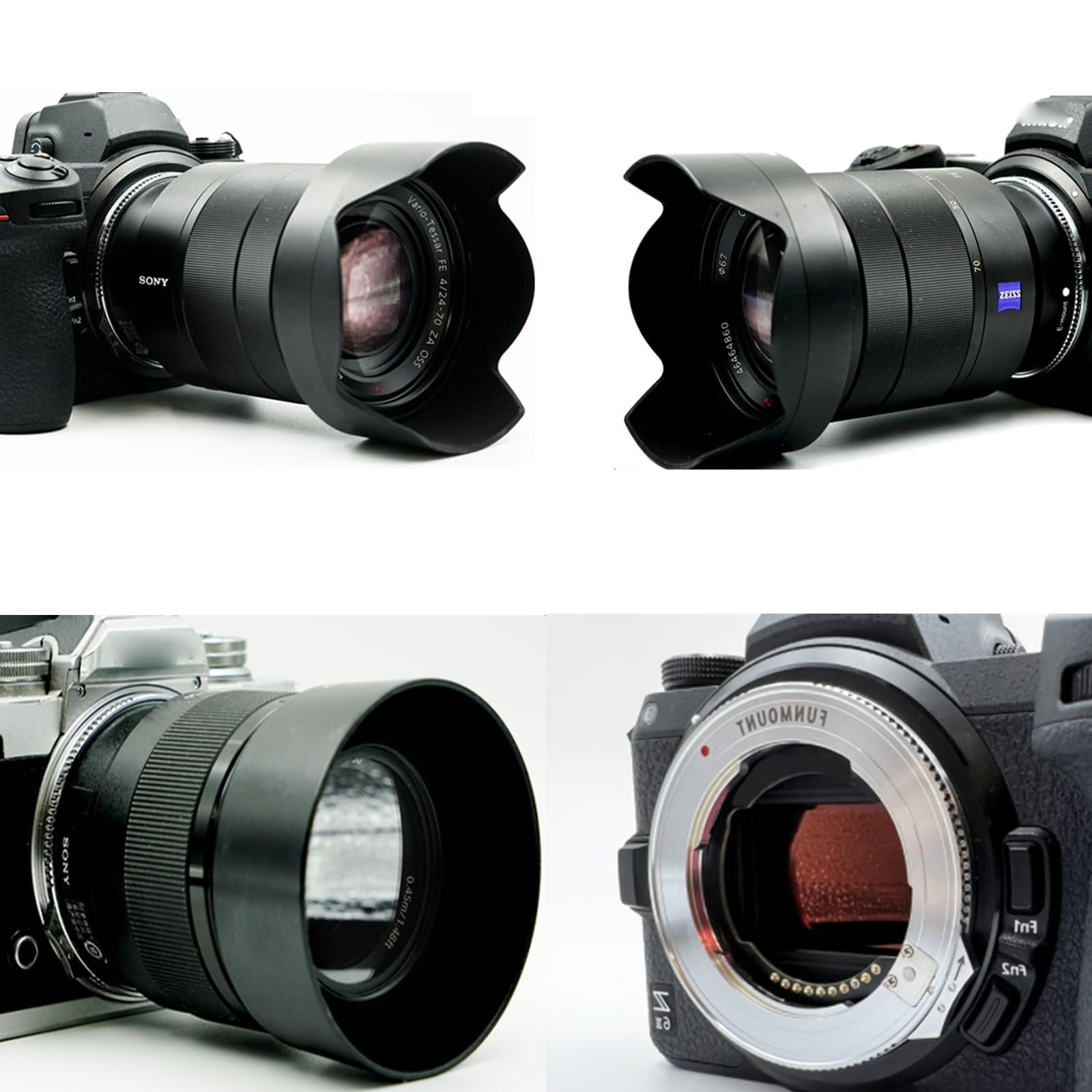 Adattatore Messa A Fuoco Automatica FUNMOUNT ETZ Per Obiettivi Sony E/E-mount Su Fotocamere Nikon Z, Nuovo