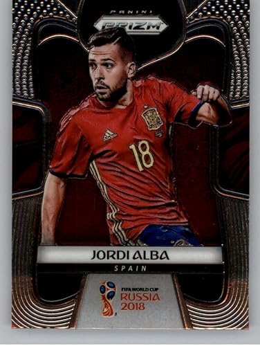 2018 Panini Prizm Soccer #203 Jordi Alba Spain World Cup Russia Futbol Card