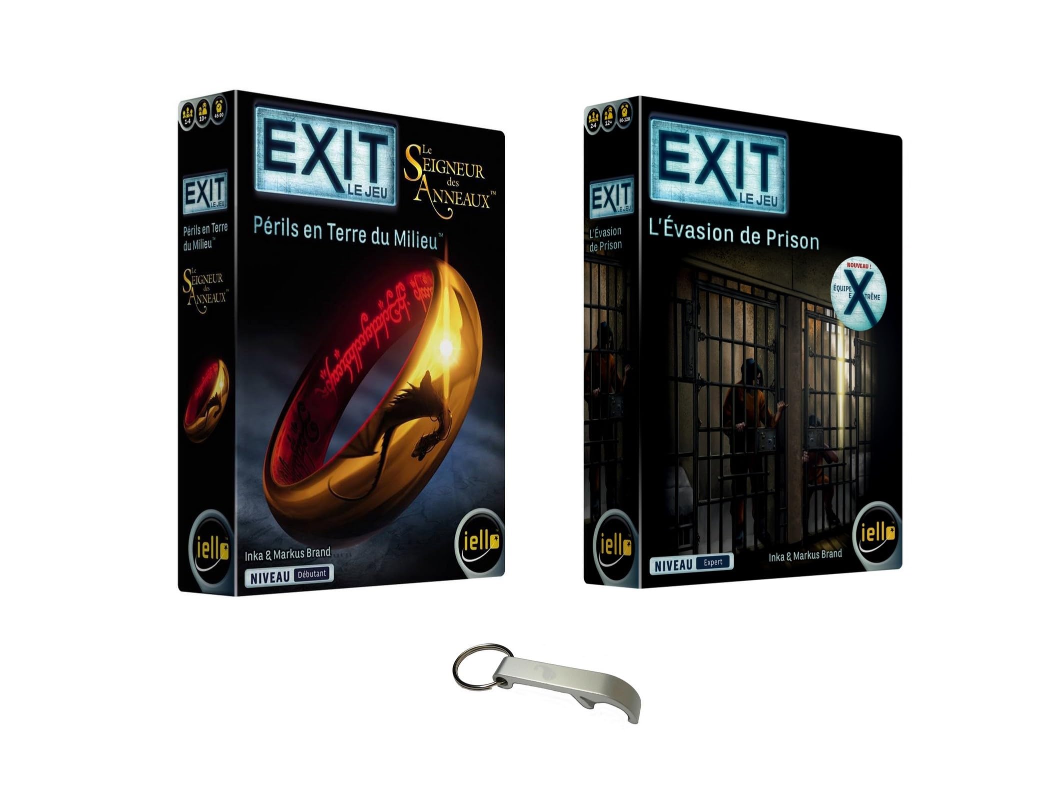 Lot Exit L'Evasion De Prison + Péril en Terre du Milieu Version Française + 1 Décap Blumie (Seigneur + Prison)