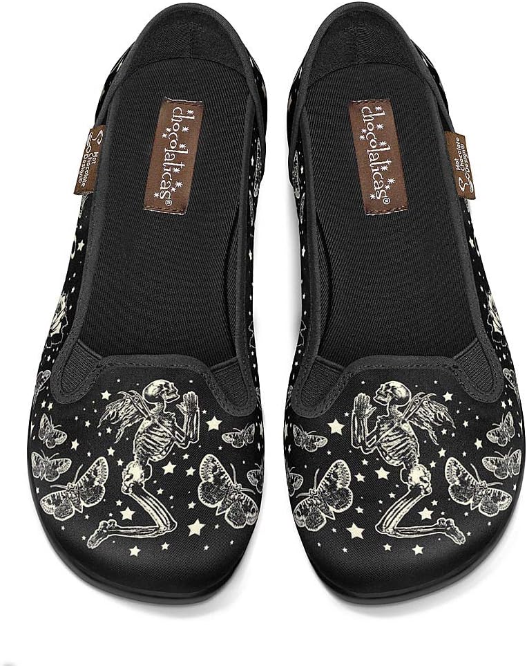 Hot Chocolate Design Women's Flat, Fallen Angels, 5
