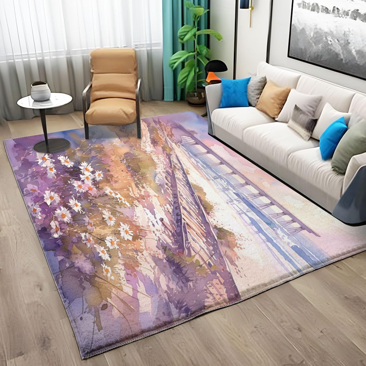 Amazon.com: Four Leaf Clover Area Rug - Washable Non-Slip Indoor