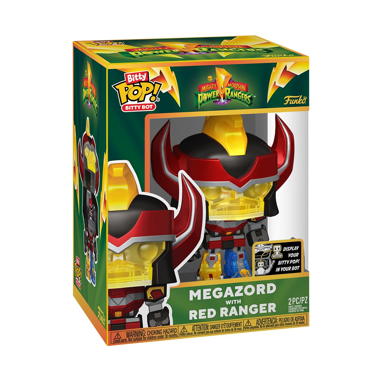Funko Bitty Bots: Power Rangers - Megazord with Red Ranger - Bitty