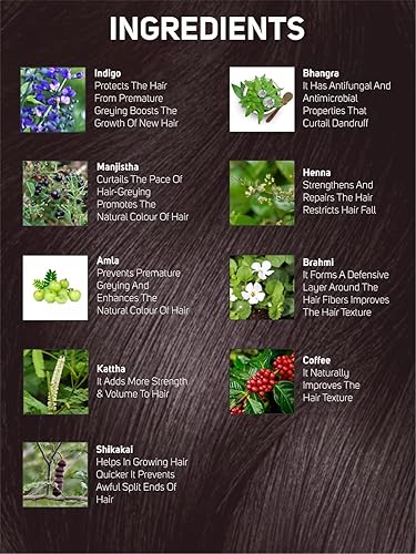 Miniatura 8 de Vegetal Color de cabello seguro, color burdeos, 3.53 onzas, certificado orgánico químico y libre de alergias, color natural para el cabello sin