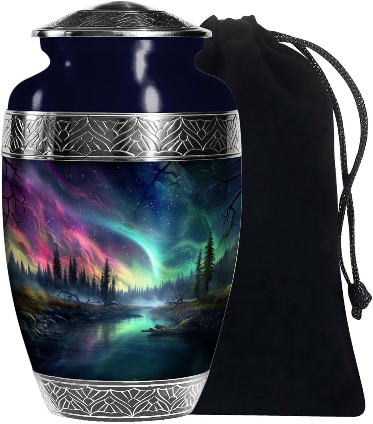 Northern Light Urn - Large urns for Human Ashes - Burial Urns for Human Ashes Adult Male - Burial Urns for Cremated Remains - Burial Urns for Ashes - an Urn for Ashes