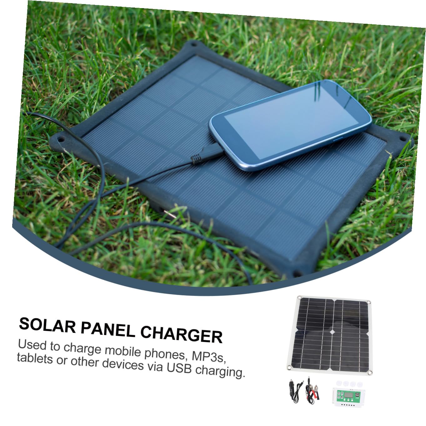 Caricatore Solare Portatile da 40w 18v, Pannello Fotovoltaico Monocristallino Flessibile Ricarica USB per Viaggio e Arrampicata