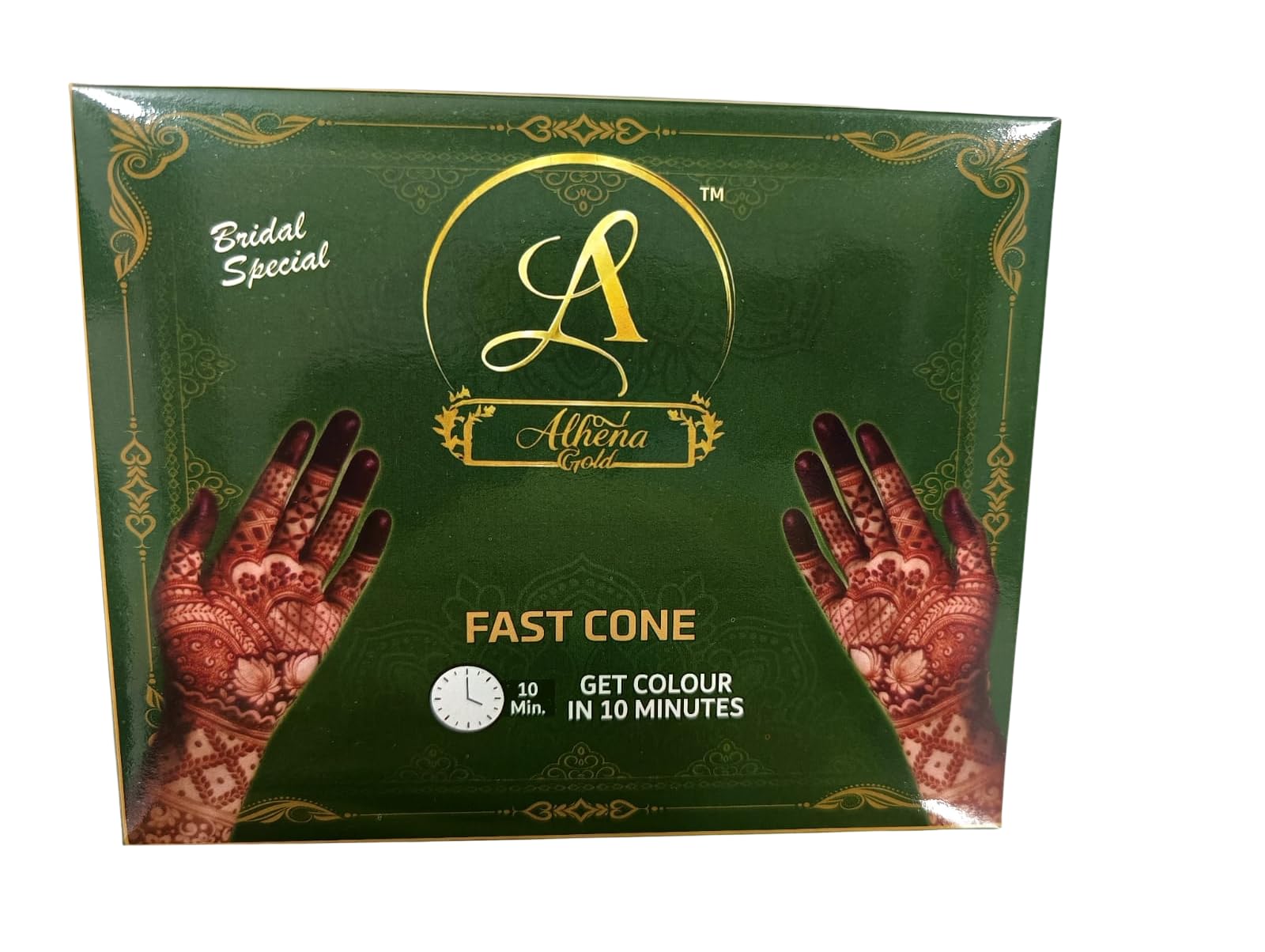 Henna Mehendi Fast Cone, Bridal Special, Colour in 10 Minutes, Red, Cream Form, 12 Pcs-picture-51