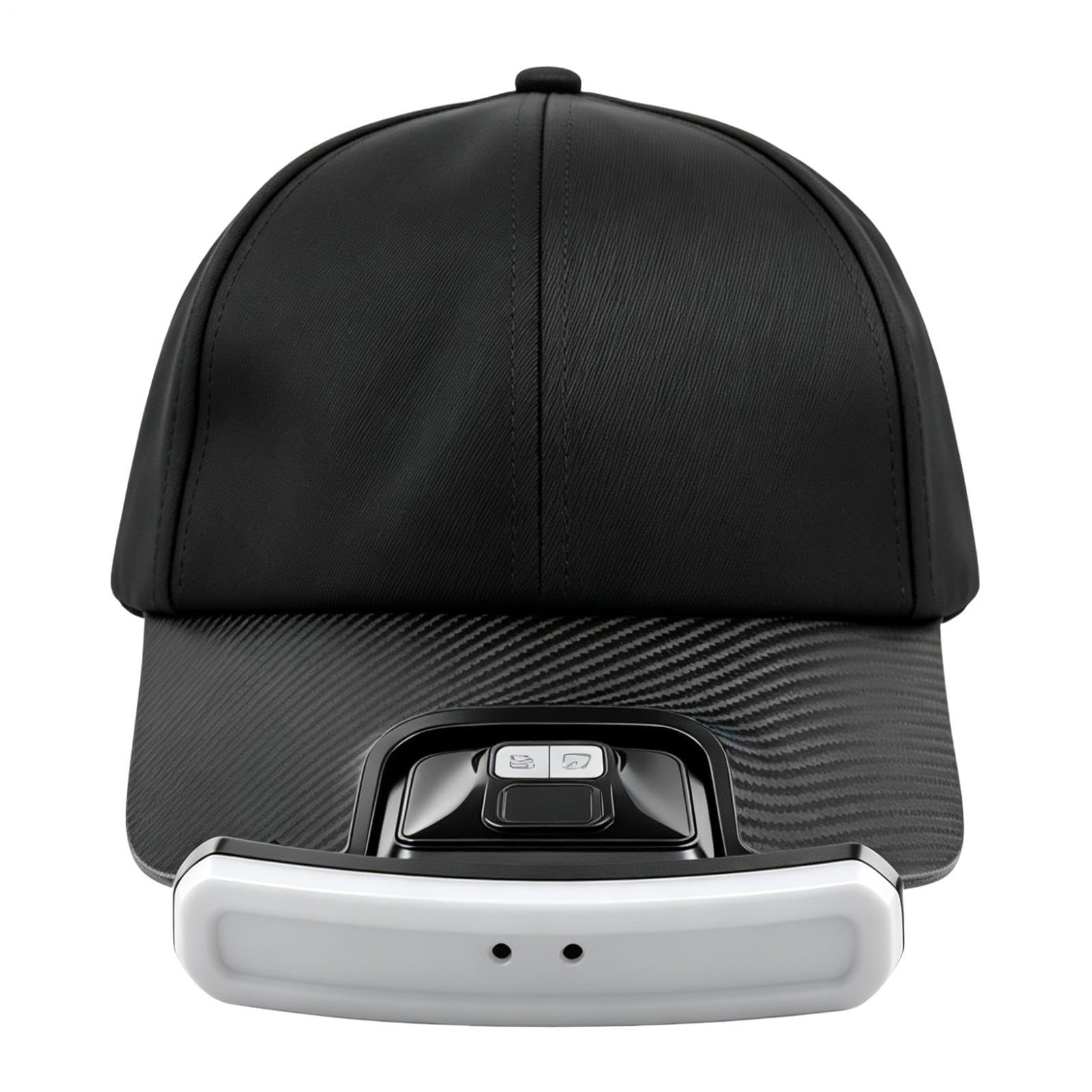 Gorra de béisbol con luz LED y linterna frontal con sensor recargable 8