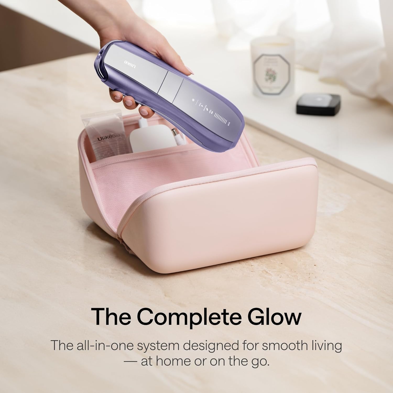 Ulike Laser Hair Removal Air 10 Deluxe Version IPL for for Women and Men with Ice-Cooling Technology, Nealy Painless and Permanent Hair Reduction, at Home Hair Removal in 10mins with Skin Sensor