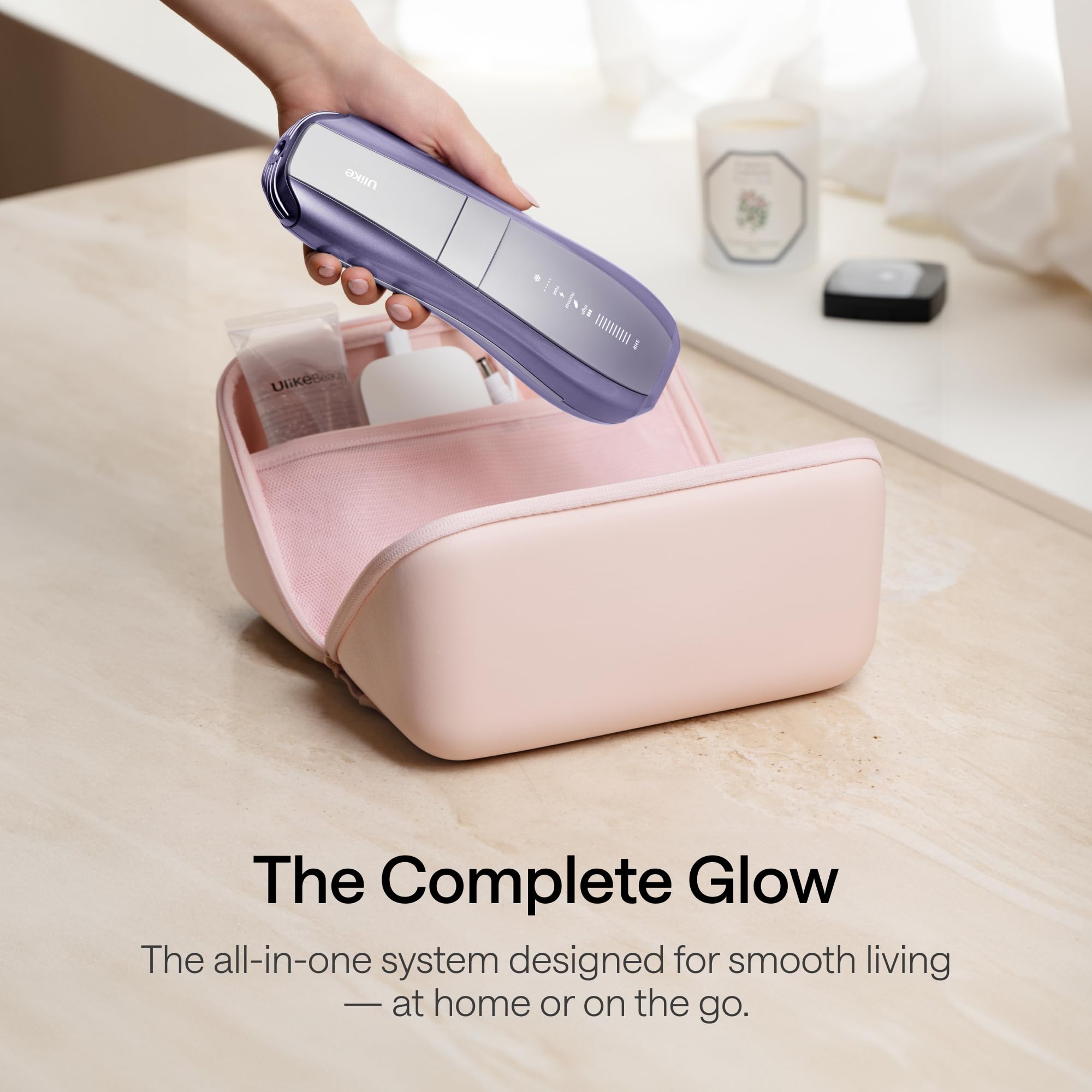 Ulike Laser Hair Removal Air 10 Deluxe Version IPL for for Women and Men with Ice-Cooling Technology, Nealy Painless and Permanent Hair Reduction, at Home Hair Removal in 10mins with Skin Sensor