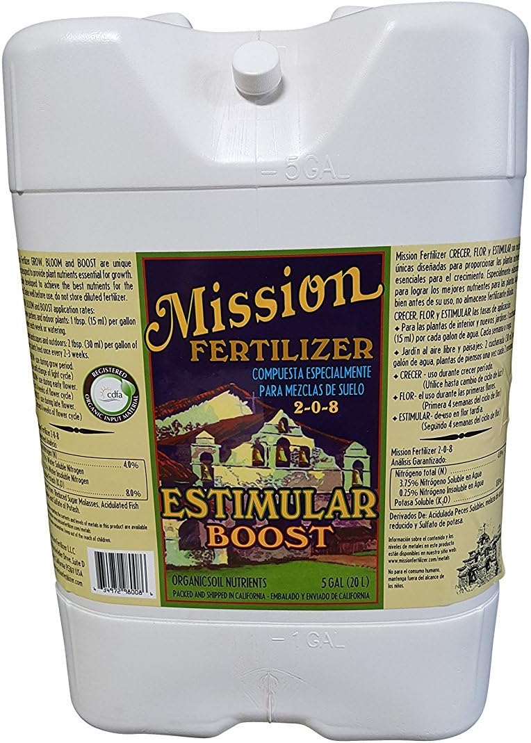 Boost 2-0-8 Organic Fertilizer Liquid 5 Gallon - (Organic Soil nutrients)